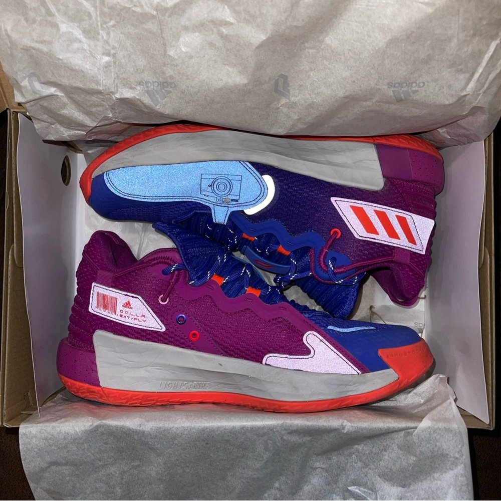 Used Adidas Dame 7 EXPTLY GCA Shoes Size 10.5